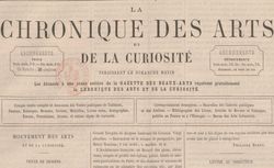 Accéder à la page "Chronique des arts et de la curiosité (La) "