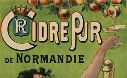 Cidre pur de Normandie. Rotrou frères (propriétaires du Perrier)... [affiche] 