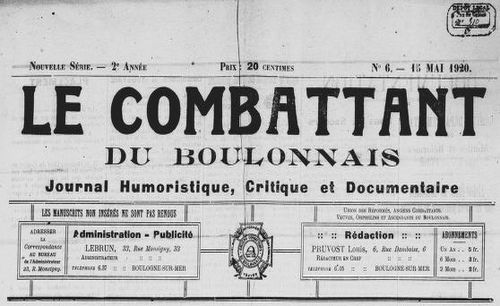 Accéder à la page "Combattant du Boulonnais (Le)"