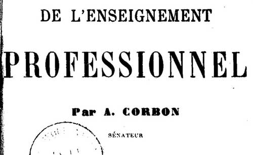 De l'enseignement professionnel 