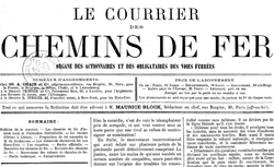 Accéder à la page "Courrier des chemins de fer (Le) "