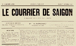 Accéder à la page "Courrier de Saïgon (Le)"