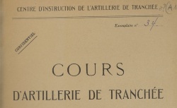 Accéder à la page "Centre d'instruction de l'artillerie de tranchée"