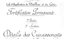 Accéder à la page "Cours de fortification permanente"