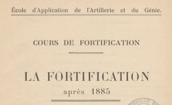 Accéder à la page "Cours de fortification"