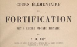 Accéder à la page "Cours de fortification"