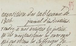 Accéder à la page "Recueils de livrets d'exposition et textes divers, 1804-1808"