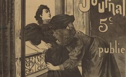 Le Journal publie Angéla Bouchaud (demoiselle de magasin) par Dubut de Laforest : [affiche] / H. Gerbault 