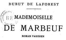 Mademoiselle de Marbeuf