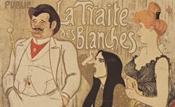 Le Journal.[...] publie la Traite des blanches [...], grand roman inédit par Dubut de Laforest : [affiche] / Steinlen 