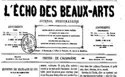 Accéder à la page "Écho des beaux-arts (L')"