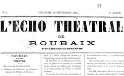 Accéder à la page "Écho théâtral de Roubaix (L')"