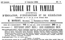 Accéder à la page "École et la Famille (L')"