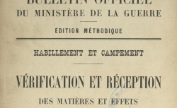 Accéder à la page "Habillement et campement"