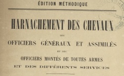 Accéder à la page "Harnachement des chevaux"