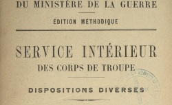 Accéder à la page "Service intérieur"