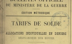 Accéder à la page "Soldes et revues, allocations"