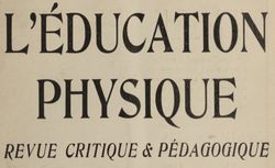 Accéder à la page "Éducation physique (L')"