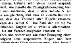 EINSTEIN, Albert (1879-1955) Eine neue Bestimmung der Moleküldimensionen