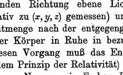 EINSTEIN, Albert (1879-1955) Ist die Trägheit eines Körpers von seinem Energieinhalt abhängig ?