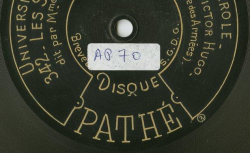 Disque NC Columbia A 5030 - Disque édité aux Etats-Unis - source : BnF/gallica.bnf.fr