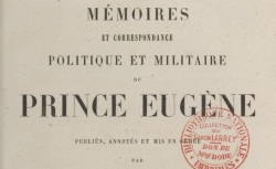 Accéder à la page "Eugène de Beauharnais, Mémoires et correspondance"