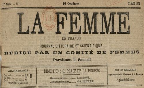 Accéder à la page "Femme de France (La)"