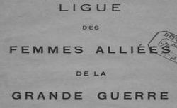 Accéder à la page "Ligue des femmes alliées de la Grande guerre"