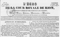 Accéder à la page "Annonces judiciaires, affiches et avis divers"