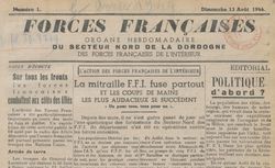 Accéder à la page "Forces françaises (Secteur nord de la Dordogne)"