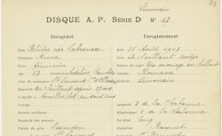 Ensemble des enregistrements réalisés dans les dix villages limousins (48 disques)