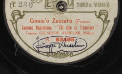 Comm'o Zuccaro. Canzone Napoletana : 