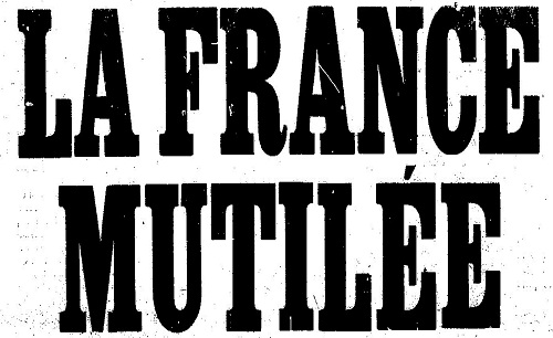 Accéder à la page "France mutilée (La)"