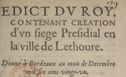 Accéder à la page "Droit et réglementation d'Ancien Régime"