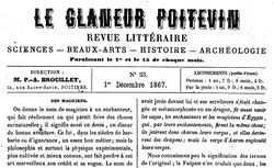 Accéder à la page "Glaneur poitevin (Le) "