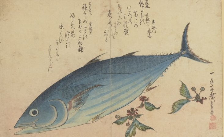 Hiroshige. Grands poissons. BOITE FOL-DE-10 (2)