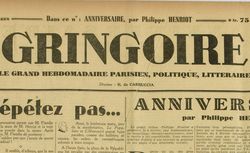 Gringoire : le grand hebdomadaire parisien 