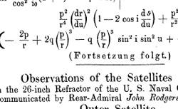 HALL, Asaph (1829-1907) Observations of the Satellites of Mars