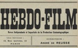 Accéder à la page "Hebdo-film"