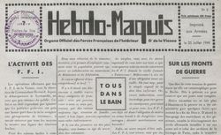 Accéder à la page "Hebdo-Maquis"