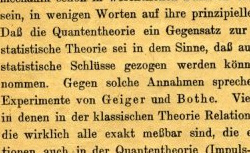 HEISENBERG, Werner (1901-1976) Über den anschaulichen Inhalt