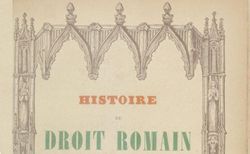 Accéder à la page "Histoire du droit"