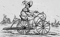 Voiture pour dames in Histoire générale de la vélocipédie (p.25)