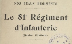 Accéder à la page "Historiques régimentaires"