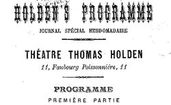 Accéder à la page "Holden's programme"