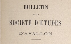 Accéder à la page "Société d'études d'Avallon"