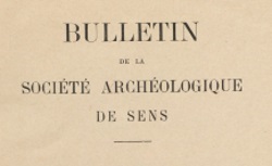 Accéder à la page "Société archéologique de Sens"