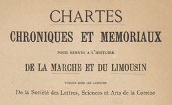 Accéder à la page "Société des lettres, sciences et arts de la Corrèze (Tulle)"