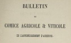 Accéder à la page "Comice agricole et viticole de l'arrondissement d'Auxerre"