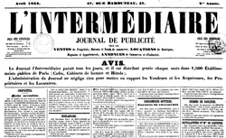 Accéder à la page "Intermédiaire (L') "